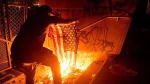 Protesters Burn Bible, American Flag as Tensions Rise in Portland ...